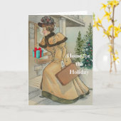 ホーム・フォー・ザ・ホリデイ カード (黄色い花)