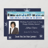 ホーム・フォー・ザ・ホリデパーソナライズされたー ポストカード (正面/裏面)