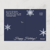 ホーム・フォー・ザ・ホリデパーソナライズされたー ポストカード (裏面)