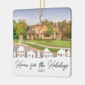 ホーム・フォー・ザ・ホリデー セラミックオーナメント (左)