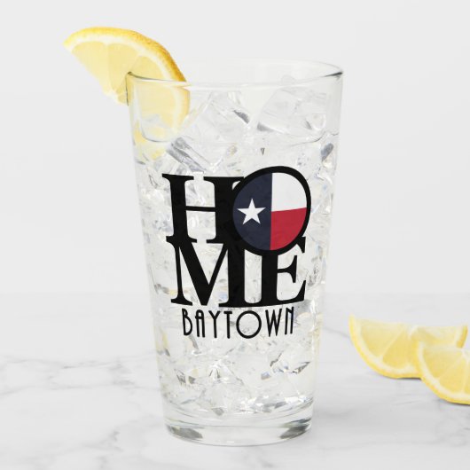 ホーム ベイタウン テキサス タンブラーグラス (アイス正面)