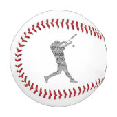 ホーム・ベー走スボールやる気を起こさせる・ワード・アート 野球ボール (正面左)