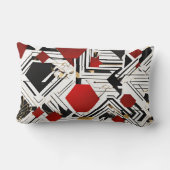 ホーム&リビングジオメトリック ランバークッション (裏面)