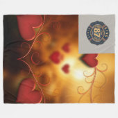 ホーム&リビング>ホームディコル>スロー、フリース、シュプア フリースブランケット (正面(横))