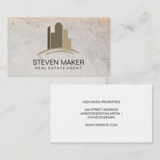 ホーム |不動産実在代理業者名刺 名刺 (正面/裏面)