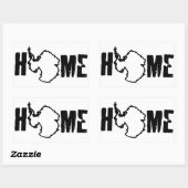 ホーム – 南極 長方形シール (シート)