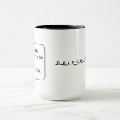 ホーム（右利き、黒） マグカップ (中央)