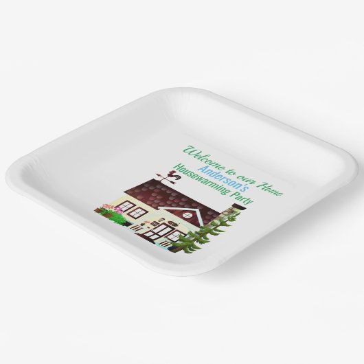 ホーム/引っ越し祝いパーティーパーティーへようこそ ペーパープレート (傾斜あり)