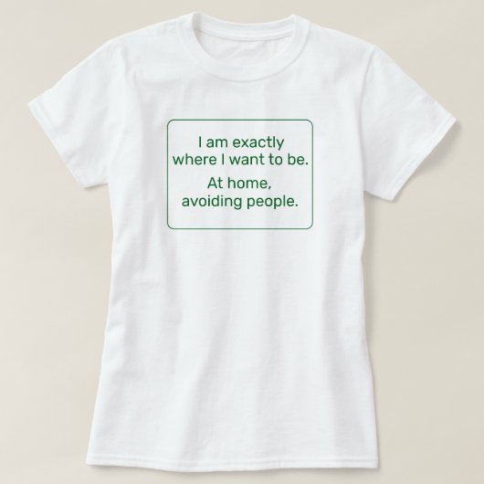 ホーム（緑） Tシャツ (デザイン正面)