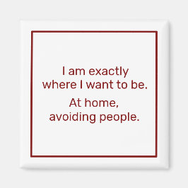 ホーム（赤） マグネット