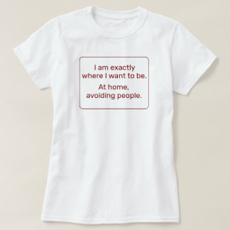 ホーム（赤） Tシャツ