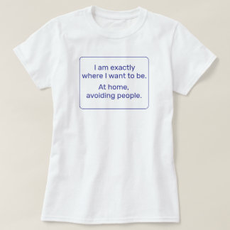 ホーム（青） Tシャツ