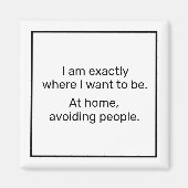 ホーム（黒） マグネット (正面)