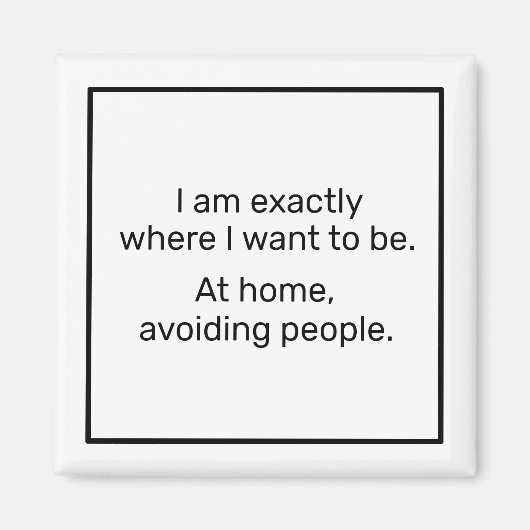 ホーム(黒) マグネット (正面)