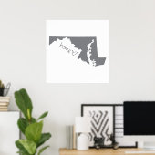 ホーム<3メリーランド ポスター (ホームオフィス)