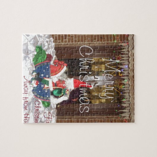 ホームA遠くにからのメリーインスパイアスクリスマス ジグソーパズル (横)
