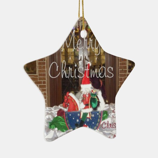 ホームA遠くにからのメリーインスパイアスクリスマス セラミックオーナメント (右)