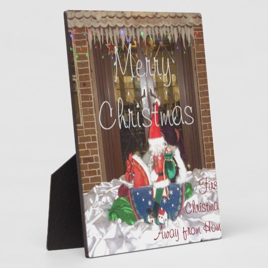 ホームA遠くにからのメリーインスパイアスクリスマス フォトプラーク (側面)