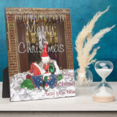 ホームA遠くにからのメリーインスパイアスクリスマス フォトプラーク (側面)