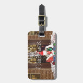 ホームA遠くにからのメリーインスパイアスクリスマス ラゲッジタグ (正面縦)