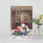 ホームA遠くにからのメリーインスパイアスクリスマス 便箋 (スタンド正面)