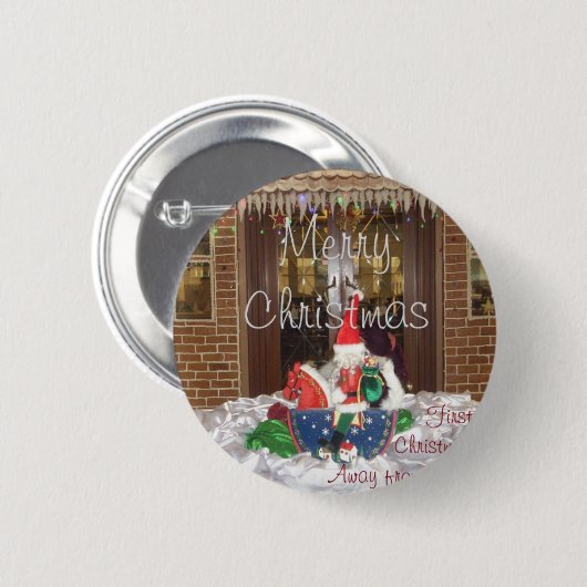 ホームA遠くにからのメリーインスパイアスクリスマス 缶バッジ (正面&裏面)