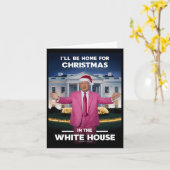 ホームforクリスマスサンタトランプおもしろいクリスマスパジャマ カード (黄色い花)