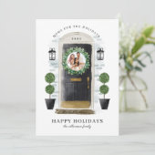 ホームfor the Holidaysブラックウォーターカラードアフォト シーズンカード (スタンド正面)