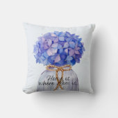 ホームisママがアジサイ装飾用クッション クッション (正面)