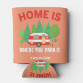 ホームis Where You Park is Camping Hiking 缶クーラー (裏面)