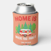 ホームis Where You Park is Camping Hiking 缶クーラー (缶裏面)