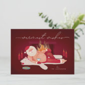 ホーユーモアのあるムストウィズサンタホリデーカード シーズンカード (スタンド正面)