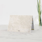 「ホーヨー!」男子の海賊をテーマにした写真だ サンキューカード (裏面)