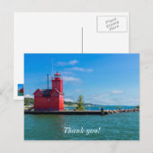 ホーランドハーバー灯台のポストカード ポストカード (正面/裏面)