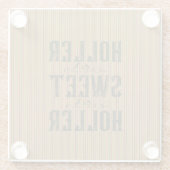 ホーラースウィートホーラーカ素朴ウン ガラスコースター (裏面)