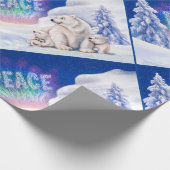 ホーラーベアーズピースクリスマスラッピング紙 ラッピングペーパー (角)