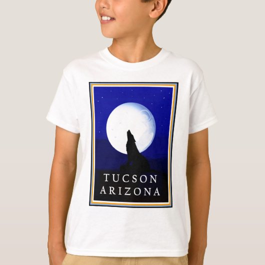 ホーリンコヨーテ – ツーソンアリゾナ Tシャツ (正面)