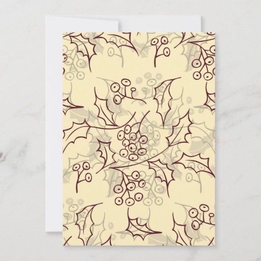 ホーリーの実のシームレスデザイン (正面)