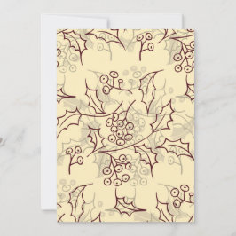 ホーリーの実のシームレスデザイン