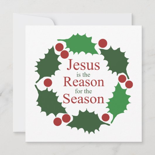 ホーリーの輪のイエス　季節の理由の写真 シーズンカード (正面)