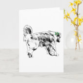 ホーリーウィンクレトリバー カード (黄色い花)