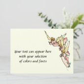 ホーリーエンジェルズピンクガウンド絵画ウォーターカラーズ シーズンカード (スタンド正面)