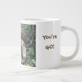 ホーリーカウあなたは40誕生日マグ ジャンボコーヒーマグカップ (右)