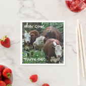 ホーリーカウあなたは50パーティーナプキン スタンダードカクテルナプキン (インサイチュ)