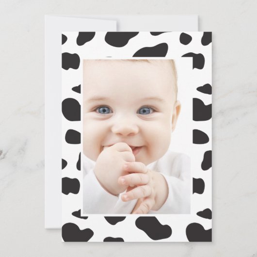 ホーリーカウアイワンカウープリントファーム誕生日写真 招待状 (裏面)