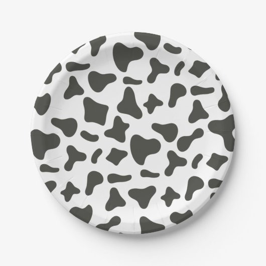 ホーリーカウアイワンカウープリント誕生日紙カップ ペーパープレート (正面)