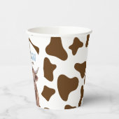 ホーリーカウアイワンカウープリント誕生日紙カップ 紙コップ (左)