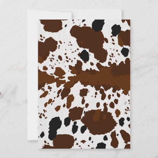 ホーリーカウアイワンテラコッタプレイド誕生日 招待状 (裏面)