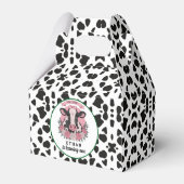 ホーリーカウアイワンバースデー女性のカーボーイ1歳パーティー フェイバーボックス (裏面サイド)