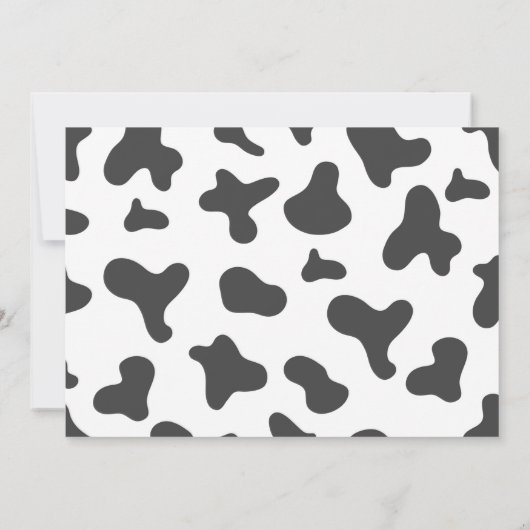 ホーリーカウアイワンファースト誕生日招待状 招待状 (裏面)